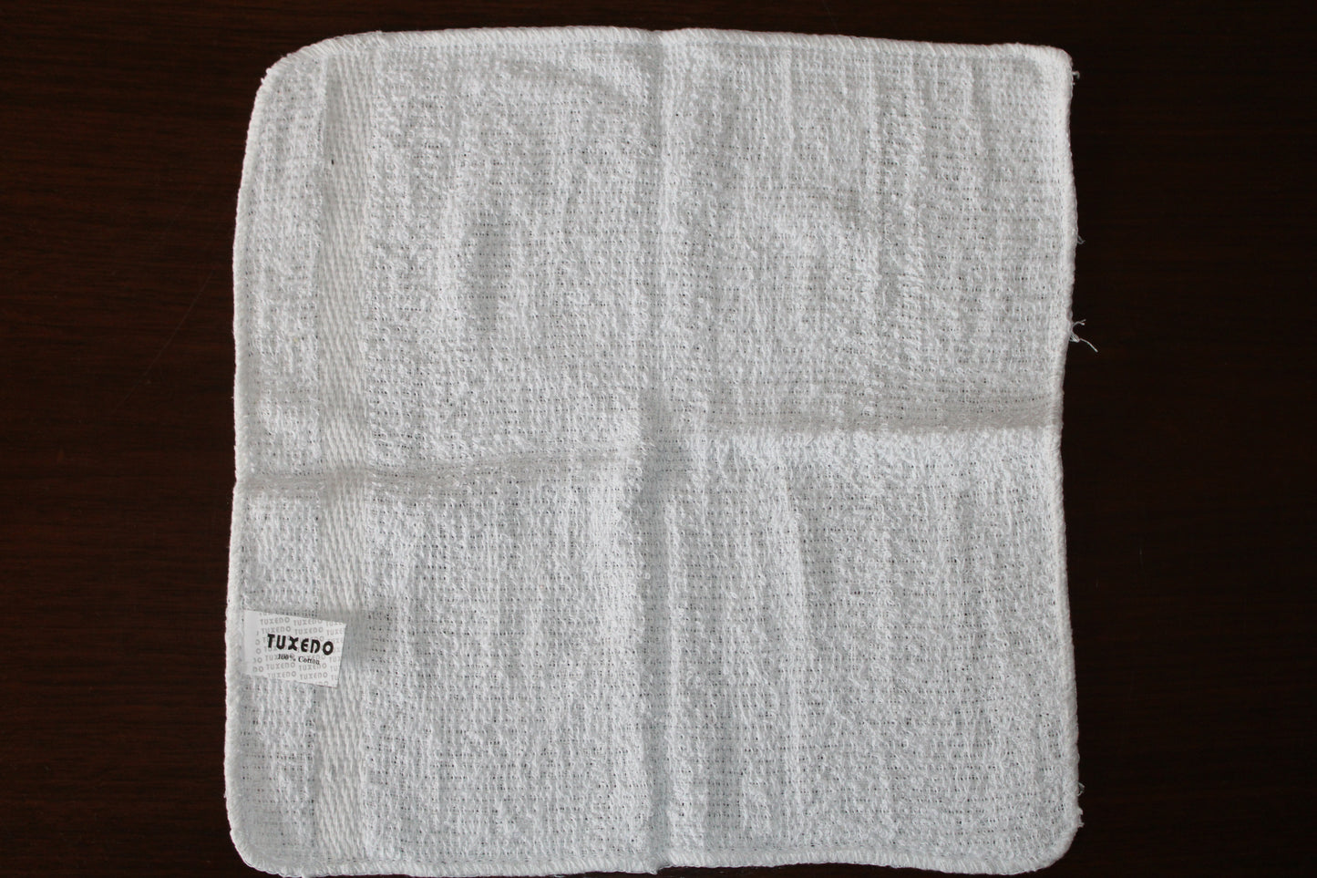 TUXEDO White Washcloth 10 Pack 100% Cotton ( Gift Pack)