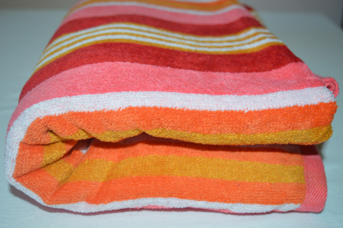 Island Velour Stripe Beach Towel