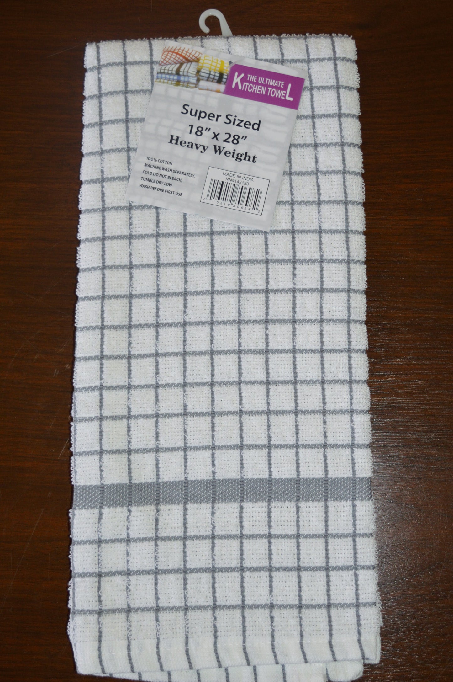 Super-Sized Kitchen Towels 18”x28” 100% Cotton. Extra Thick- Durable