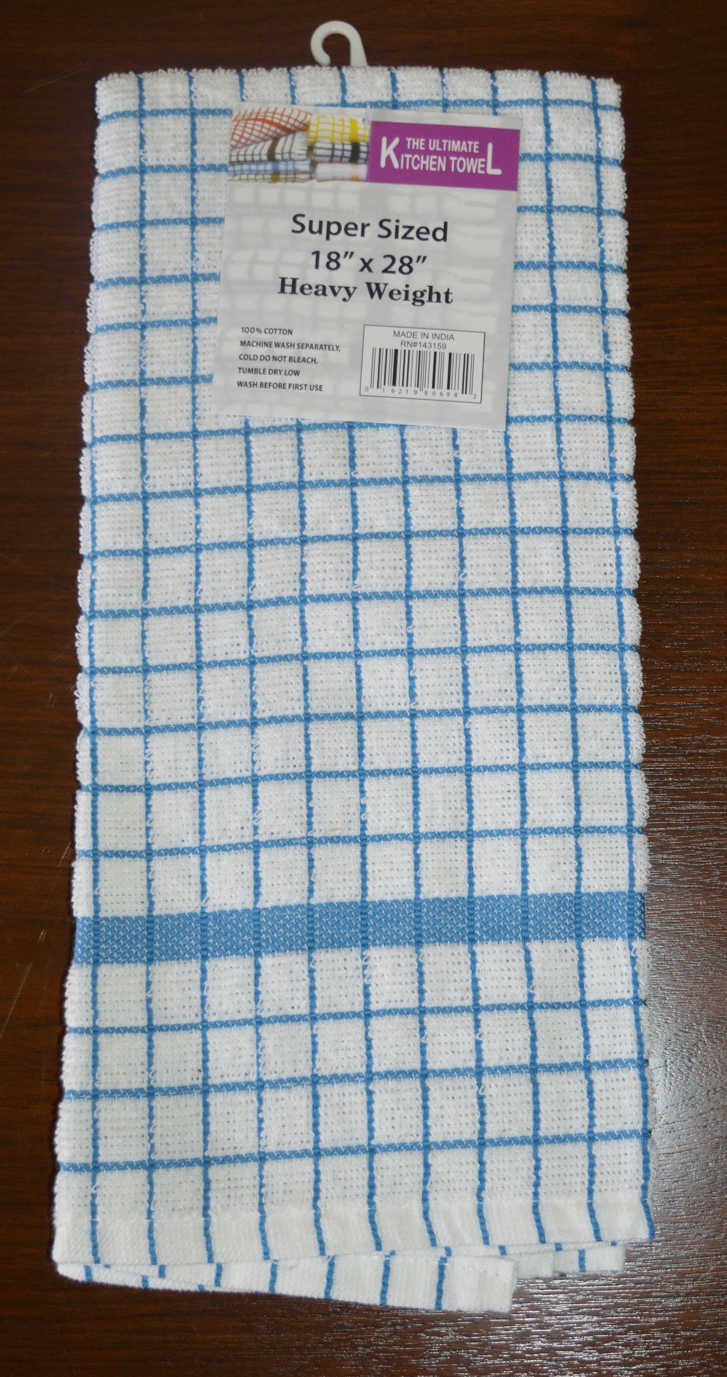 Super-Sized Kitchen Towels 18”x28” 100% Cotton. Extra Thick- Durable