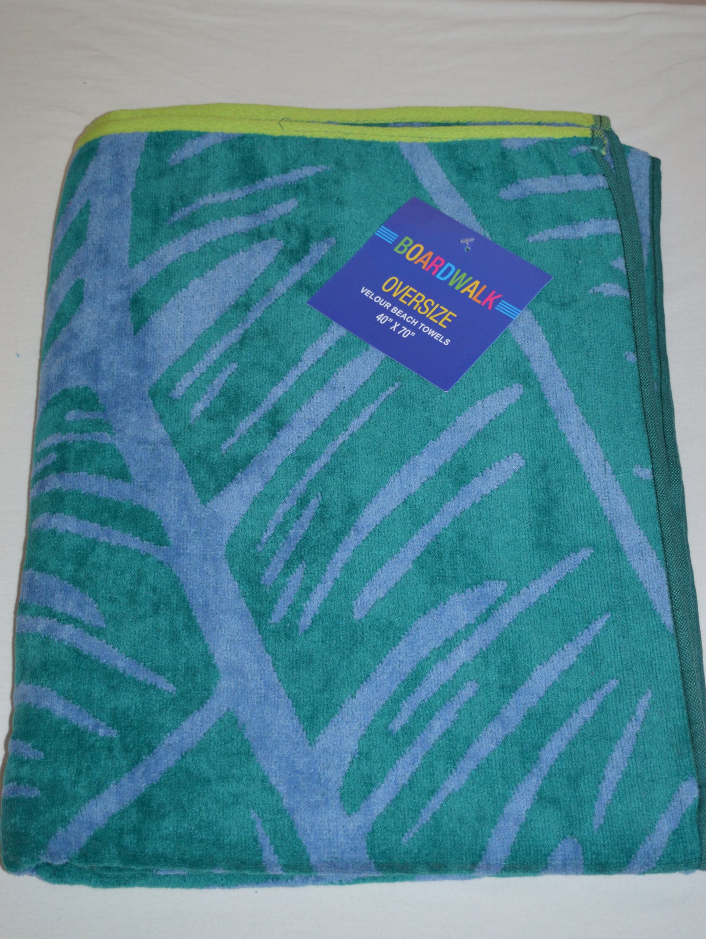 Oversized Velour Beach Towels, 70 x 40 inches, Suber Soft, Extra Thick Long-lasting durability, Super Large