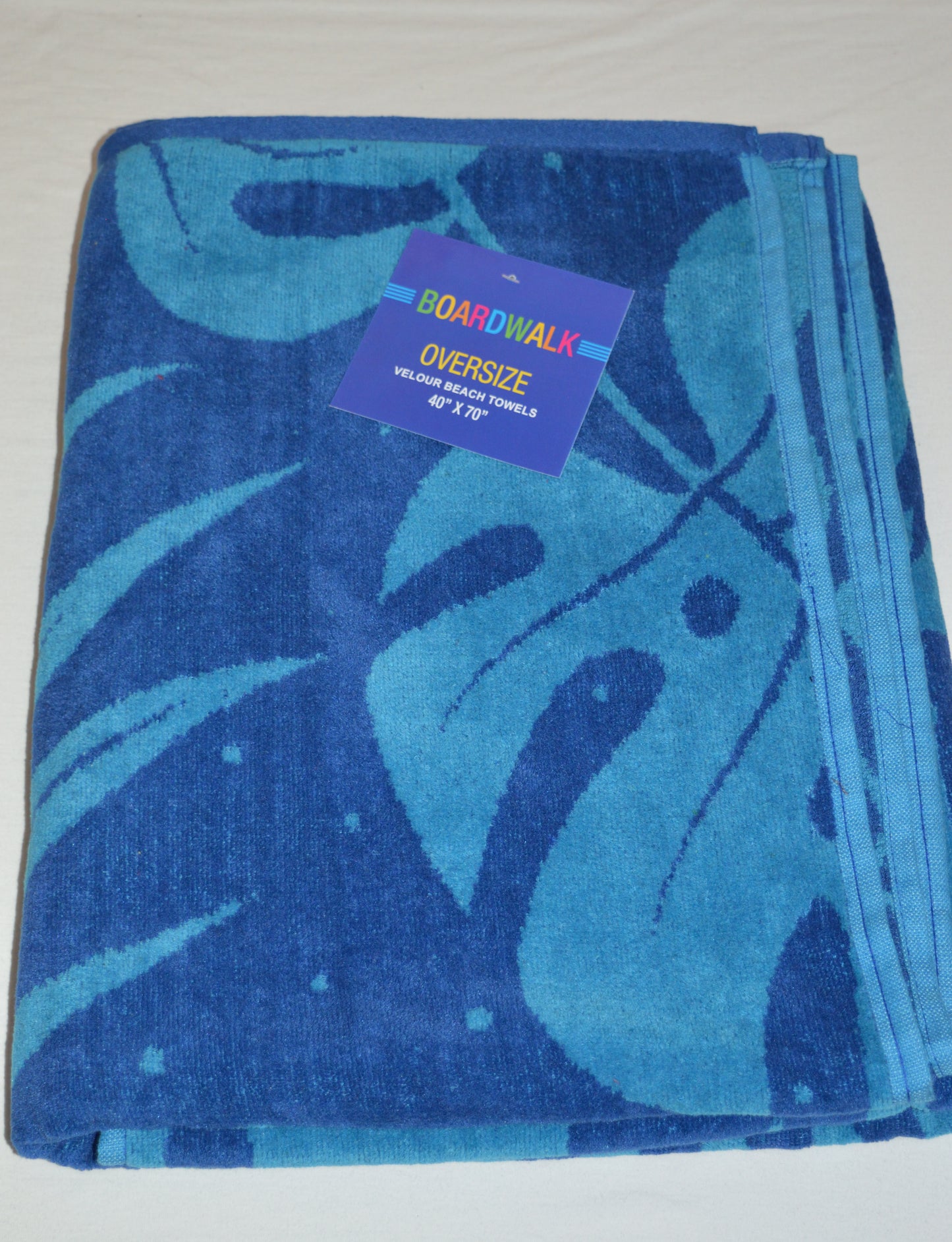 Oversized Velour Beach Towels, 70 x 40 inches, Suber Soft, Extra Thick Long-lasting durability, Super Large